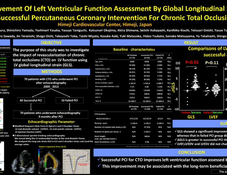 Improvement of left ventricular function assessment by global