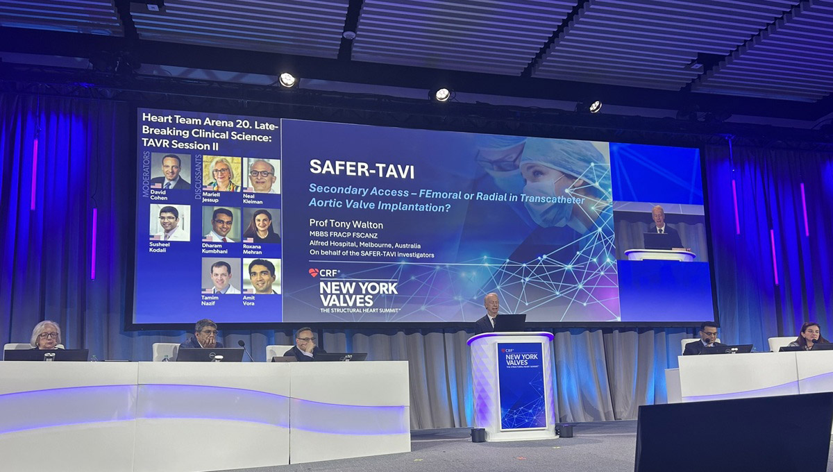 SAFER-TAVI: Radial Eases Secondary Access Site Problems