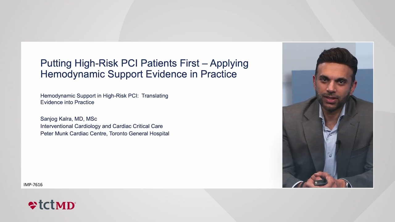 Putting High-Risk PCI Patients First—Applying Hemodynamic Support Evidence in Practice