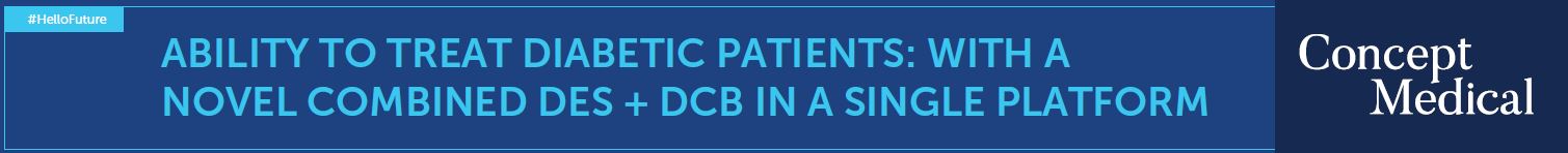 Concept Medical - Ability to Treat Diabetic Patients: With a Novel Combined DES and DCB in a Single Platform