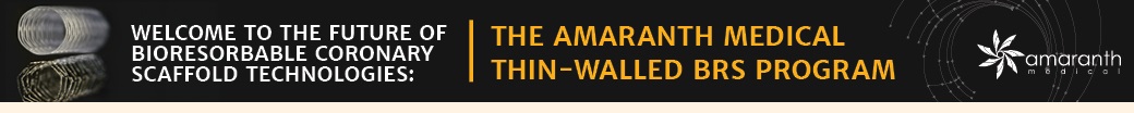 Welcome to the Future of Bioresorbable Coronary Scaffold Technologies: The Amaranth Medical Thin-Walled BRS Program