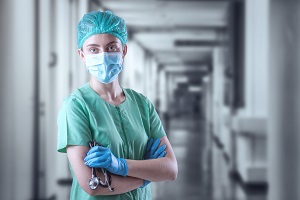 Coronavirus surgical mask doctor 