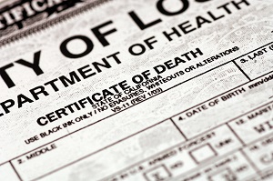 certificate of death