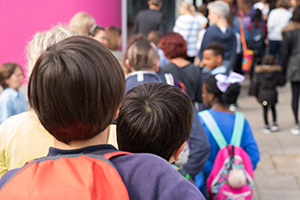 children going back to school