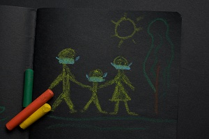 crayon drawing