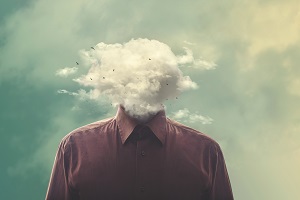 head in cloud