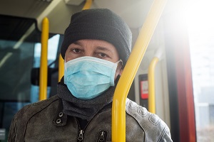man with mask