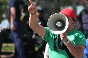 protestor