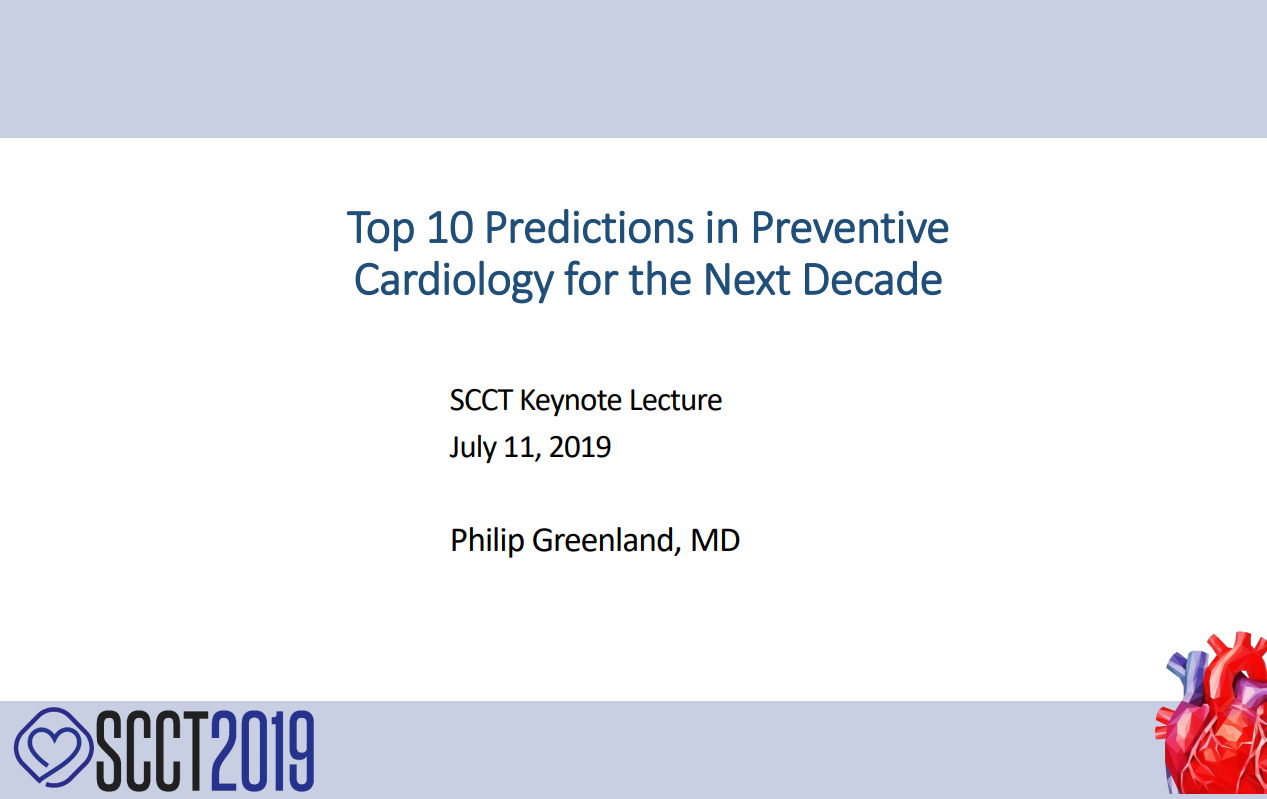 Imaging, Genes, Wearables: Some Predictions for the Future of Preventive Cardiology