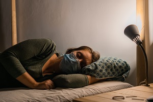 sleeping with a mask