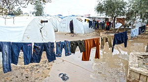 tents and clothes