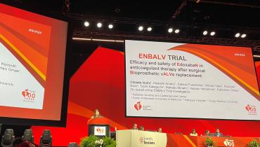 ENBALV: Edoxaban Matches Warfarin After Bioprosthetic Valve Surgery