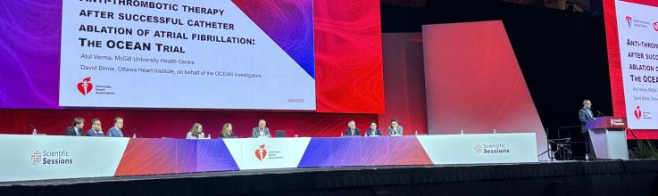 Stopping DOACs After Successful AF Ablation Feasible in Low-risk Patients: OCEAN 