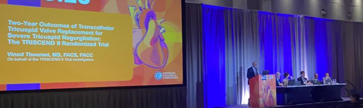 Hints of a Mortality Benefit With TTVR at 2 Years TRISCEND II