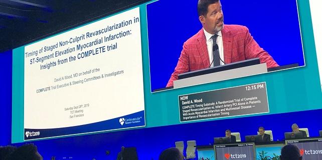 New COMPLETE Data Affirm Benefit of Nonculprit PCI in STEMI Regardless of Timing 