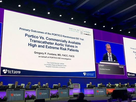 Portico Noninferior to Commercial TAVR Valves in IDE Study