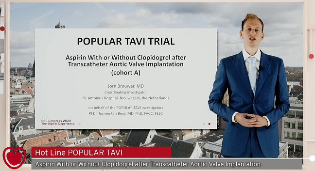 Go With Aspirin Alone After TAVR When Anticoagulation Isn’t Needed: POPular TAVI