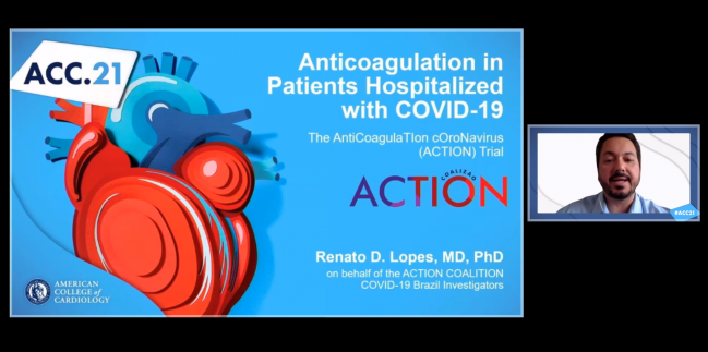 ACTION: Full-Dose Rivaroxaban Doesn’t Help in Hospitalized COVID-19