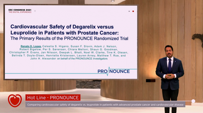 PRONOUNCE: No Difference in CVD Risks With Degarelix and Leuprolide for Prostate Cancer 