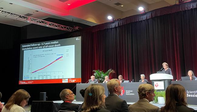 ISCHEMIA-EXTEND: So Far, Deaths Match for Invasive and Conservative Arms in Stable CAD