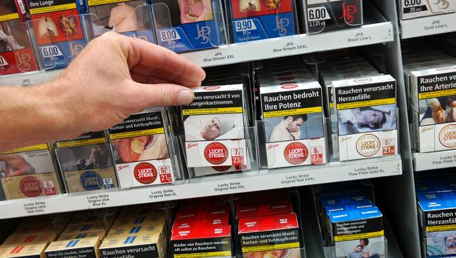 Tobacco warning labels around the world