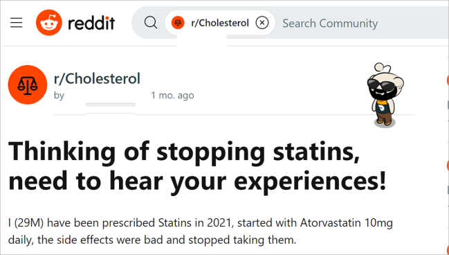 AI Gleans Insights Into Statin Questions, Misinformation Online