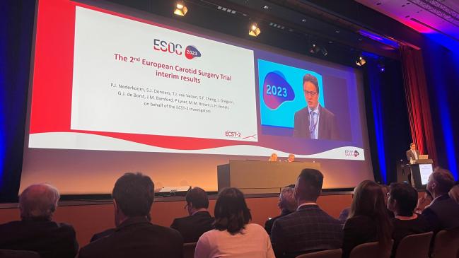 ECST-2: No Benefit of Carotid Revascularization on Top of Best Medical Therapy