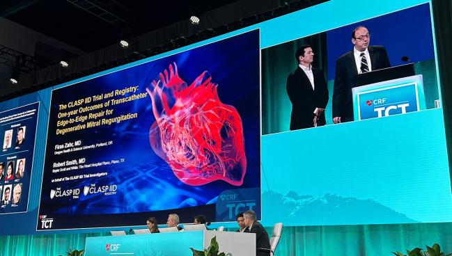 CLASP IID at 1 Year: Good Results With Both Pascal, MitraClip for Mitral TEER