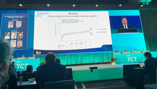 PARTHENOPE Adds to Polymer-Free Stent Data But Raises ST Questions