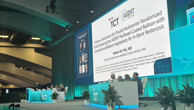 ‘Light at the End of the Tunnel’ for In-Stent Restenosis: AGENT IDE Wins Big