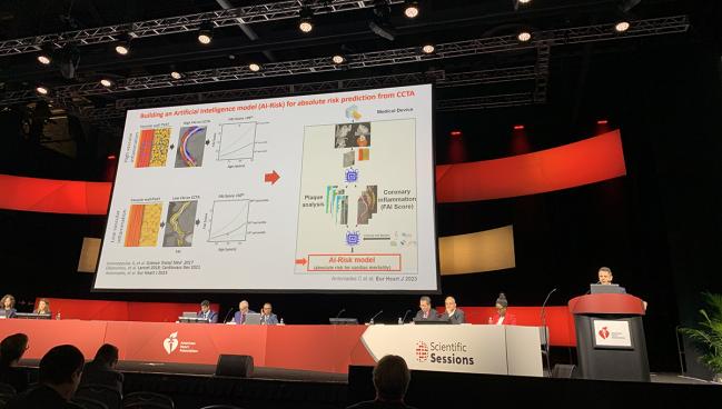 Novel AI-Guided CV Risk Prediction Takes Aim at Coronary Inflammation