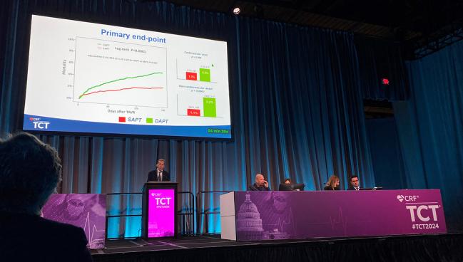 After TAVI, Single Antiplatelet Better Than Dual: TRITAVI Registry