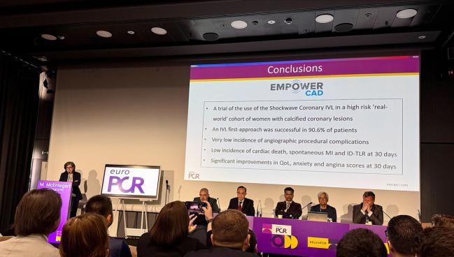 IVL Effective in Severely Calcified Lesions, Especially in Women