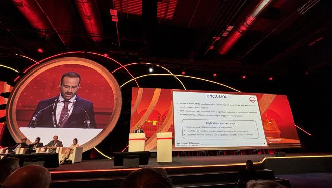 No Benefit to Routine CT Angiography After Left Main PCI: PULSE