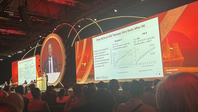 ICD No Help for High-Risk, Post-MI Patients With Moderately Reduced EF 