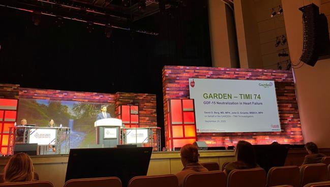 Lowering Novel Biomarker, GDF-15, Raises HF Event Rate: GARDEN-TIMI 74