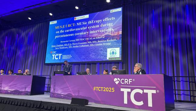 Concerto in the Cath Lab: Music Benefits Heart Health After PCI