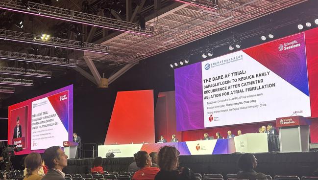 DARE-AF Dapagliflozin Fails to Reduce AF Burden After Catheter Ablation