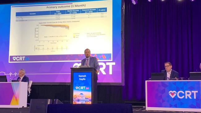 CARPOOL Radial Access as Good as Femoral in PAD Procedures