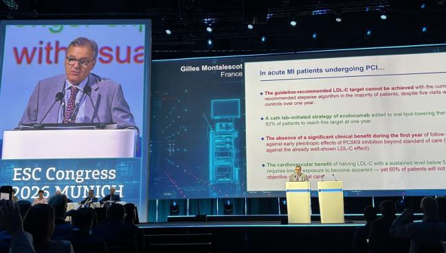 AMUNDSEN: Early PCSK9 Inhibition Provides Big Drop in LDL After Acute MI