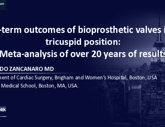 Long-term Outcomes of Bioprosthetic Valves in the Tricuspid Position ...