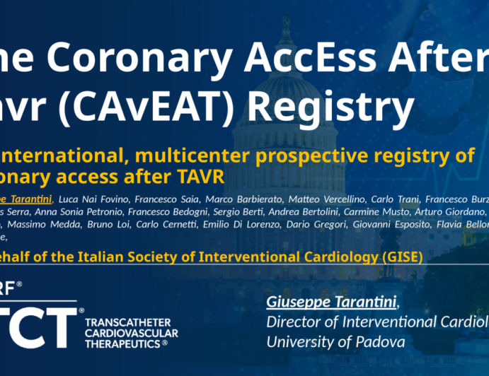 The Coronary AccEss After TAVR (CAvEAT) Registry: An International, Multicenter Prospective Registry of Coronary Access After TAVR