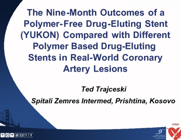 The Nine-Month Outcomes of a Polymer-Free Drug-Eluting Stent (YUKON) Compared with Different Polymer Based Drug-Eluting Stents in Real-World Coronary Artery Lesions.