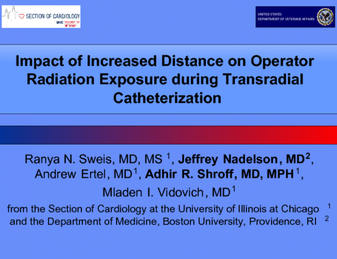 Impact of Increased Distance on Operator Radiation Exposure During Transradial Catheterization