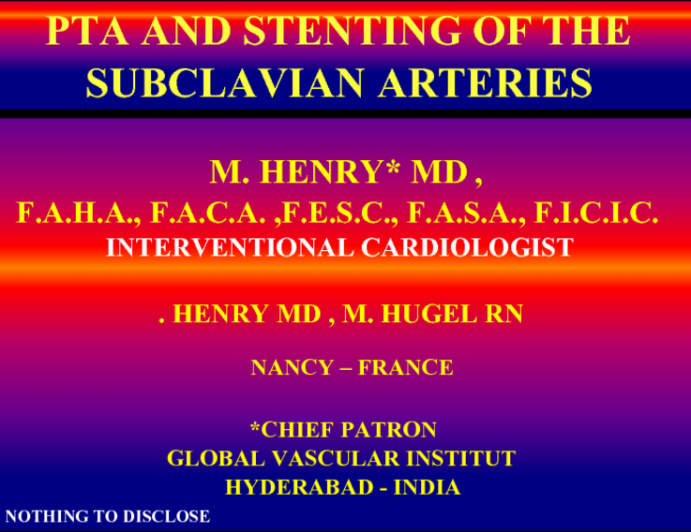 Percutaneous Transluminal Angioplasty of the Subclavian Arteries. Long-term Follow up.