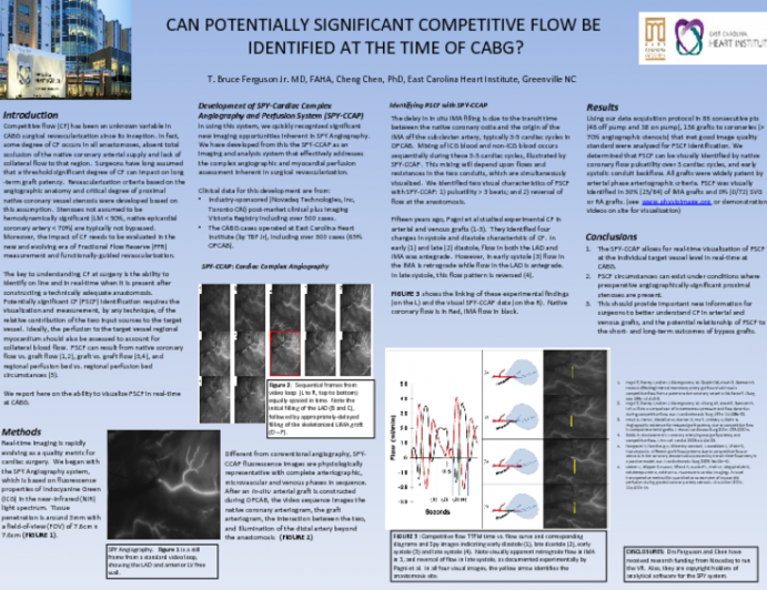 CAN POTENTIALLY SIGNIFICANT COMPETITIVE FLOW BE IDENTIFIED AT THE TIME OF CABG?