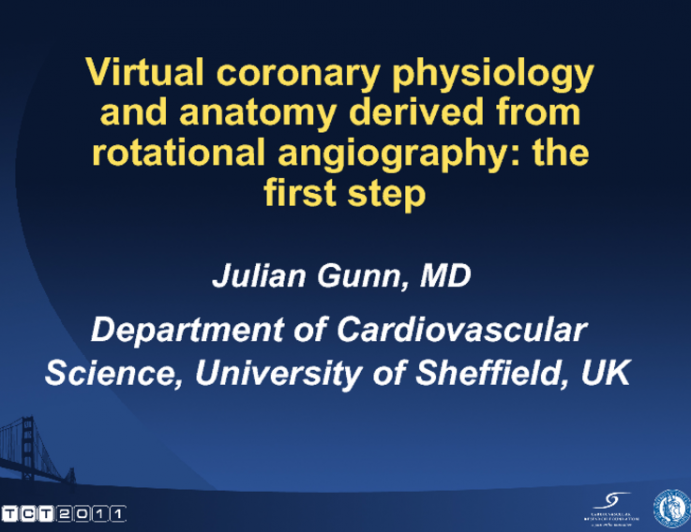 Virtual Coronary Physiology and Anatomy Derived From Rotational Angiography: The First Step.