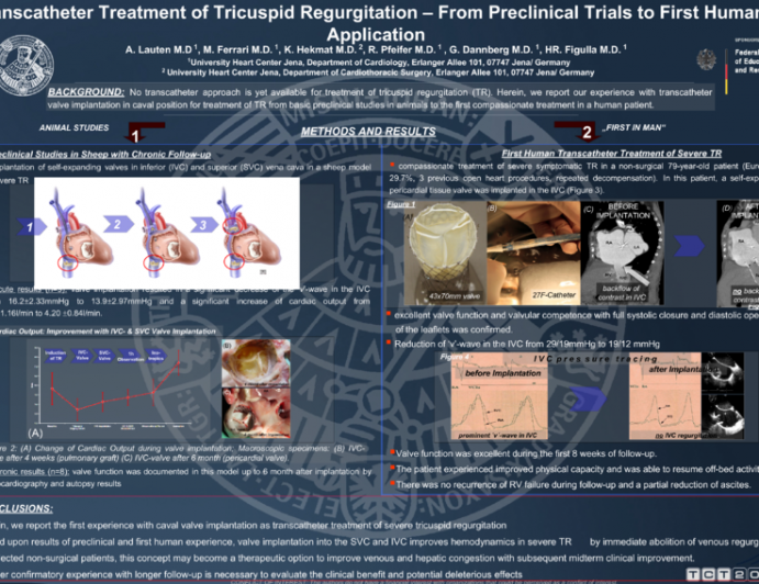 Interventional Perspective of Tricuspid Regurgitation: Heterotopic Percutaneous Valve Implantation From Preclinical Trials to First-in-Man Application