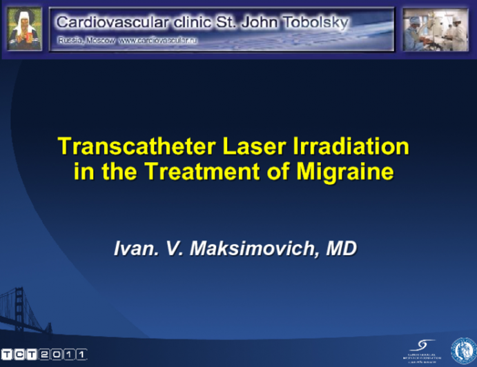 Transcatheter Laser Irradiation in the Treatment of Migraine