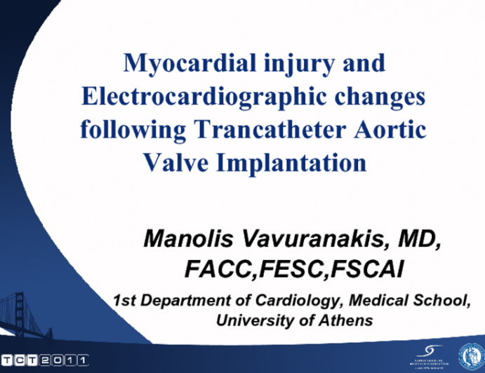 Myocardial Injury and Electrocardiographic Changes Following Transcatheter Aortic Valve Implantation